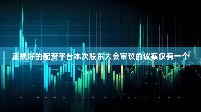 正规好的配资平台本次股东大会审议的议案仅有一个