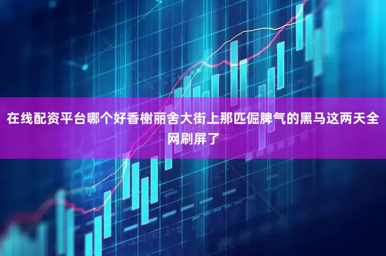在线配资平台哪个好香榭丽舍大街上那匹倔脾气的黑马这两天全网刷屏了